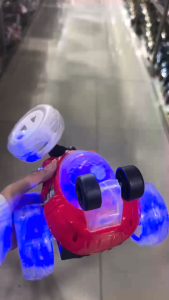 MIRACLE ONLIEN SHOP Mainan Anak Mobil Remote Control Stunt Car 360 Light