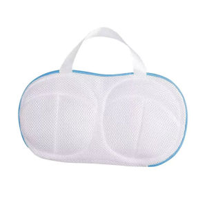 1pcs Home Use Bra Washing Bag Prevents Deformation Zippered Foldable Special Cleaning Bag Thickened Coarse Mesh Underwear Pocket