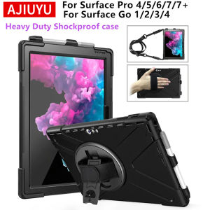 Kids Case For Microsoft Surface Pro 4 5 6 7 7Plus Shockproof Cover for Surface Go 4 3 2 Go4 Go3 Pro7/6/5 Tablet Stand Case Shell