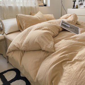 Ultra Soft Washed Cotton Four-Piece Set Minimalist Style