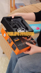 Máy Massage Cầm Tay Mini PHILIPS PPM7319 - Thiết Kế Nhỏ Gọn - Nhiều Đầu Massage - Bảo Hành 24 Tháng