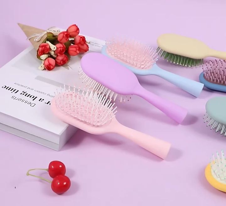 Lược Chải Tóc Gỡ Rối Lược Có Túi Đêm Khí, Lược Chuyên Dụng Cho Tóc Xoăn Xinh Xắn