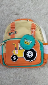 Tas  Powa XS 821 Ransel Sekolah Anak PAUD Laki Laki Karakter Excavator