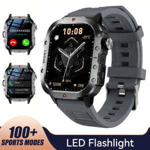 G.L Wear New Military Smart Watch Men Outdoor Sports Fitness Tracker Health Monitor 2.19 inch Bluetooth Talk Smart Watch