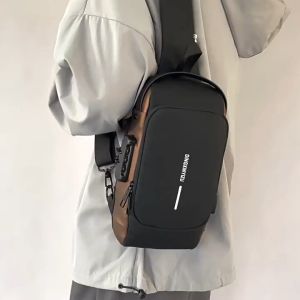 High Quality Mens Cycling Messenger Chest Shoulder Bag For Men Waterproof Crossbody Bags #M01【Password Lock 000 】