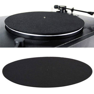 Turntable Mat Slipmat Audiophile 3Mm Felt Thick Diameter 30Cm Platter Vinyl Record Players Anti-Vibration Durable Anti-Static