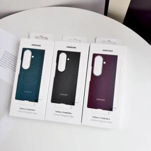 Samsung | Samsung Galaxy Z Fold7 Fold 8 Ultra Carbon Fiber Magnet Case Slim Aramid Fiber Magnetic Cover Shockproof Protective Phone Shell
