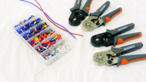 READY WOZOBUY Tang Crimper Crimp crimping skun + 400 Pcs kabel krimping Terminal HSC8 6-6A