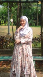 Zihan Gamis Rayon Motif Stylish: Pilihan Nyaman & Elegan