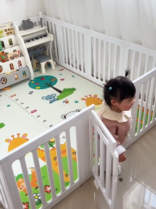 Playpens for Baby Adjustable Safety Indoor Playpen Easy Install Multifunctional Drop-Resistant