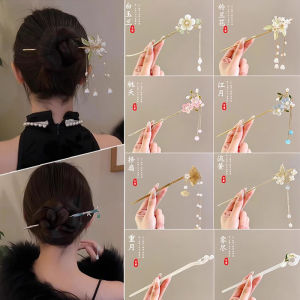 ฮันฟุ1ชิ้นของพระราชวังปิ่นจีนโบราณกิ๊ฟติดผมมีพู่ที่ติดผมแบบดั้งเดิมสไตล์จีนแบบใหม่