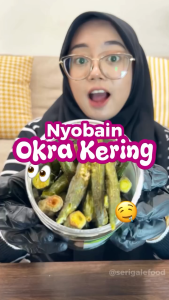 SERIGALE KERIPIK KERUPUK OKRA PREMIUM KEMASAN TOPLES 1000 ML 650 ML I KERIPIK SAYUR BUAH PREMIUM