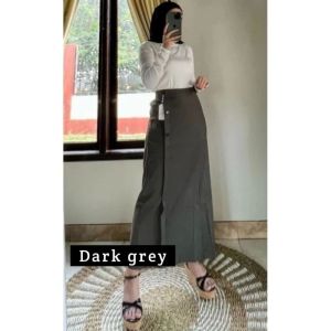 Rok Luna Skirt Rok Panjang Twill Combed Strech Wanita