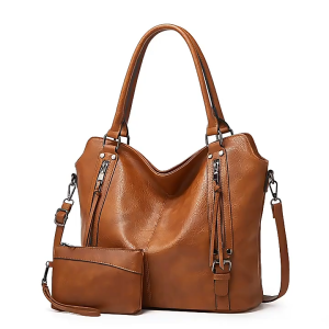Women bags designer Purse Pocket Bag Oil Wax bags for Women PU Leather Handbags Luxury Ladies Totes Shoulder Bags Designer Ladies Tote Bags