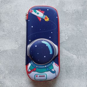 Kotak Pensil 3D Timbul Tempat Pensil Anak Sekolah TK SD Karakter Dino Astronot Unicron