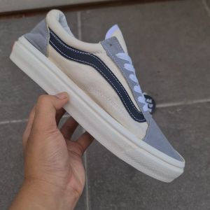 OBRAL SEPATU SNEAKERS VANESSS OLD SKOOL VAULT OG ABU CREAM LIST HITAM 36-43 SEPATU VULCANIZED MURAH
