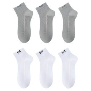 Tất nam MiiOW vải cotton mỏng khử mùi thoáng khí.