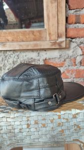 TOPI KULIT KOMANDO PRIA DEWASA DENGAN MODEL KOMANDO RING KULIT DOMBA