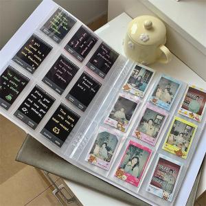 Album Lưu Trữ Ảnh Trong Suốt 6 Inch 9 Ô Vuông Sổ Lưu Trữ Thẻ Nhỏ Phong Cách INS Sổ Lưu Trữ Ảnh