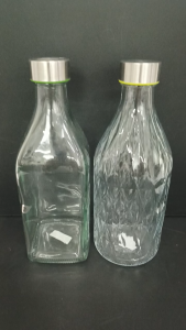 Thick Big Glass Storage Bottle 1.1L