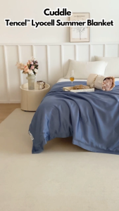 Tencel™ Lyocell Summer Blanket | Tencel Lyocell Cooling Blanket | Soft Breathable Lightweight Summer Blanket