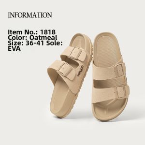 DALA BEAR | Non-slip Thick-soled Sandals with Double Buckle Bands Summer Leisure Office Wear