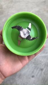 COMBO cụm lưỡi dao 4 răng cưa xay thịt và cối nhỡ máy xay sinh tố Jiplaisunhousecometkim cương đường kính đáy 83cm