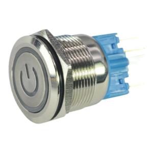 NANNENG | Waterproof Luminous Metal Switch 22mm 6-pins