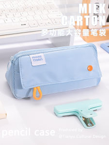 Large Capacity Canvas Pencil Case Girls School Supplies Organizer High Aesthetic Value for Junior And Primary School Students