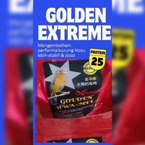 Pakan Burung Golden - Pakan Import untuk burung Wambi Muray Poksay Anis Kacer (250 gram)