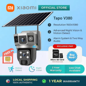Free 4G SIM Card Xiaomi Solar CCTV Camera Outdoor No WiFi Needed Full Color Night Vision Waterproof Surveillance Two-way Audio Wireless IP Security Cameras With Solar Charging Panel