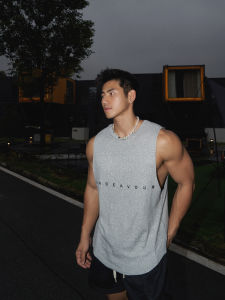 Áo Vest Thể Thao Dạo Phố Nam In Nhiệt Trang Trí Kim Loại