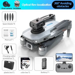 drone brushless Droner with Camera Foldable Wifi FPV Four Sides Infrared Obstacle Avoidance