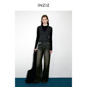 INSIS FEMME | Retro High-Count Wool Winter Knit Vest Sweater