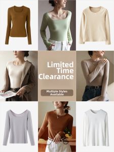 TONERCE | Versatile Long Sleeve Round Neck T-shirt for Autumn and Winter