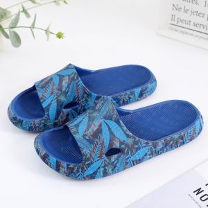 Viburn Mens Slip-On Slippers Home Anti-Slip Bathroom Bathing Flat Bottom Trendy Korean Fashion Outdoor Wear Summer Sandals