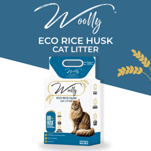 Woolly Eco Rice Husk Cat Litter
