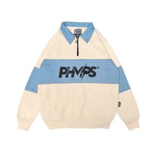 Sweater Rugby Phmps Sablon Vintage Pria Wanita Premium