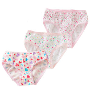 3/6/12Pcs Multipack Baby Girls Briefs Cotton Panties Kids Floral Underwears Children Short Underpants For 2-10 Years