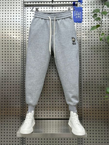 Spring Summer New Style Embroidered Head Mens Joggers Sport Pants Fluorescent Green Casual Trousers Youth Fashion Breathable