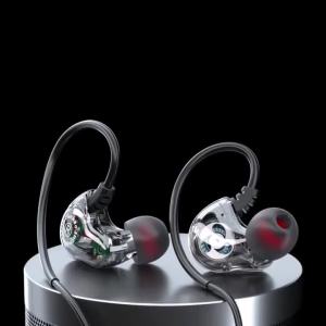 Newmsnr | NEW Quad Core Earphones 9D Surround Sound Bass Type C&3.5mm In Ear Headphones Noise Reduction Earbuds Gaming Headset for Samsung