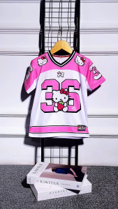RJP KIDS HELLO-KITTY Number 36 / Jersey Anak / setelan jersey anak / kaos anak/ jersey rugby anak / jerseynfl / jersey kids sporty / bahan milano brazill