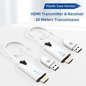 5.8G 1080P 30M Wireless HDMI-CompatibleVideo Audio Transmitter Receiver Extender Display Adapter Dongle For TV Box Monitor PC
