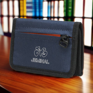 Retro Style Canvas Zipper Wallet for Men Student Coin Purse Trendy Brand Jamie Road Simple Personality Youth Short Wallet