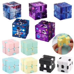 Infinity Cube Flip Adhd Toys Anxiety Toy Fingertips for Game Puzzle Antistress Magic Finger Fidget Autism Hand Gifts Children
