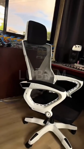 [COD]Ergonomics Computer chair office chair game chair with a footrest Home Reclining Swivel Chair