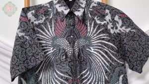 Kemeja Batik Pria Solo Premium Terbaru Baju Batik Pria Cowok Dewasa Lengan Pendek Mewah Katun PD09