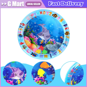 Inflatable PVC Baby Playing Water Mat White Jellyfish Toddler Pad Kids Early Education Activity Toys Mat Cushion Kids Gift