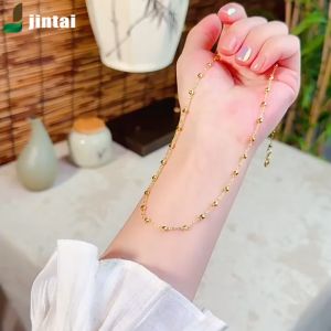 คุ้มค่ากับเงินที่จ่าย เครื่องประดับสำหรับผู้หญิงและผู้ชาย สร้อยคอชุบทองเหมือนจริง ทนทานและใช้งานได้ยาวนาน ไม่ระคายเคืองต่อผิว LOVE FAMILY