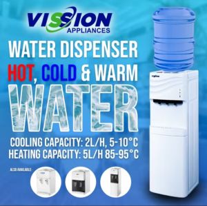 VISSION HOT AND COLD FLOOR STAND WATER DISPENSER